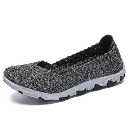 Kvinnors Slip-On Vardagsskor med Elastisk Sula 9