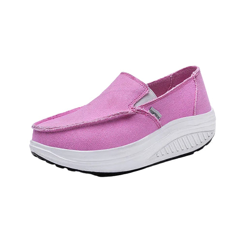 Kvinnors Slip-on Fritidsskor med Flexibel Design 0