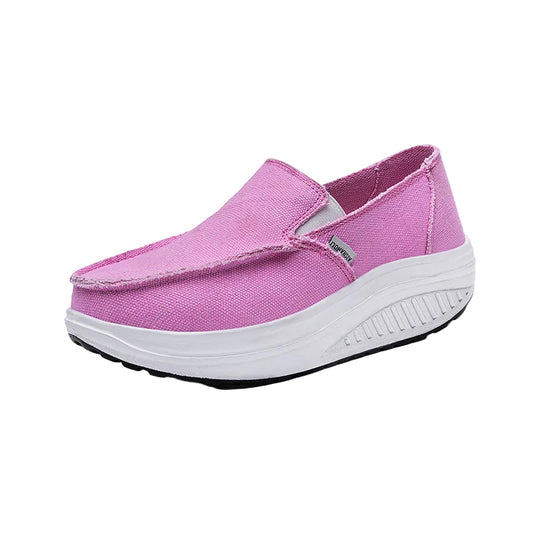 Kvinnors Slip-on Fritidsskor med Flexibel Design 0