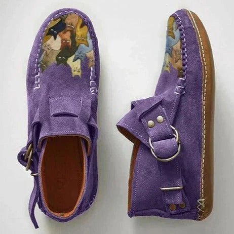 Kvinnors Slip-on Skor Kattdesign Lekfull 2