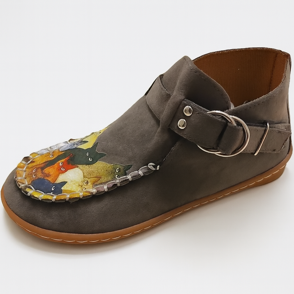 Kvinnors Slip-on Skor Kattdesign Lekfull 7