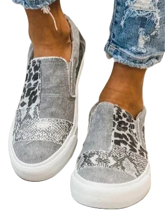 Kvinnors Slip-on Skor med Leopardmönster 0