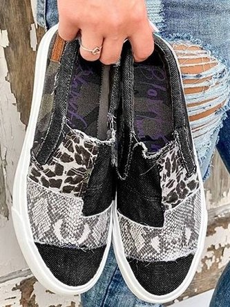 Kvinnors Slip-on Skor med Leopardmönster 3