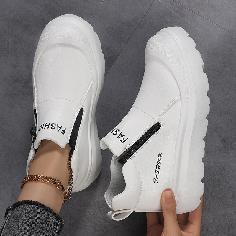 Kvinnors Slip-on Sneakers med Halkfri Sula 0