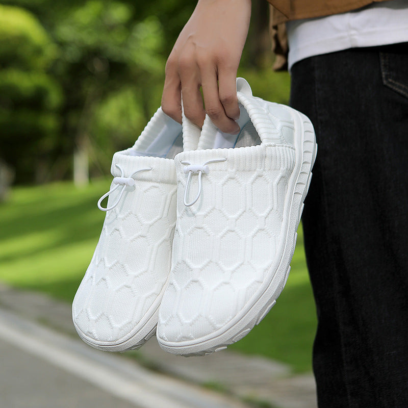 Kvinnors Slip-on Sportskor med Stickad Design 1