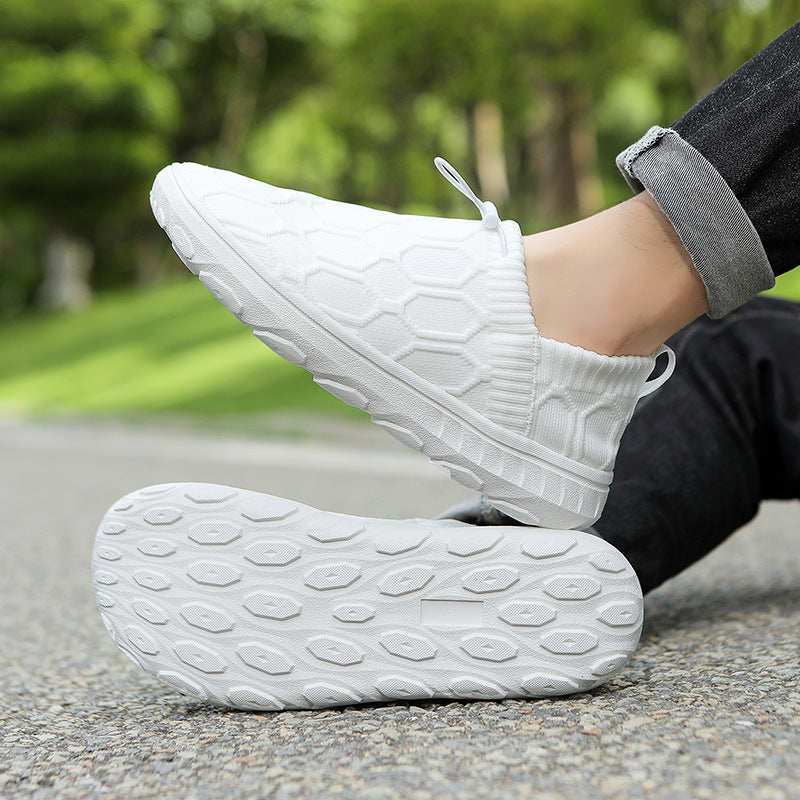 Kvinnors Slip-on Sportskor med Stickad Design 3