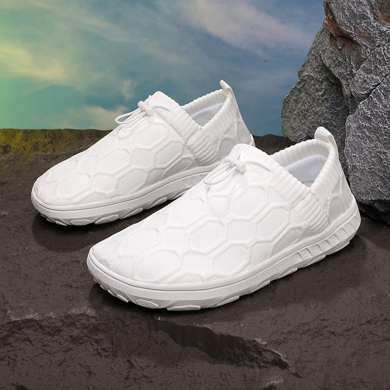 Kvinnors Slip-on Sportskor med Stickad Design 4