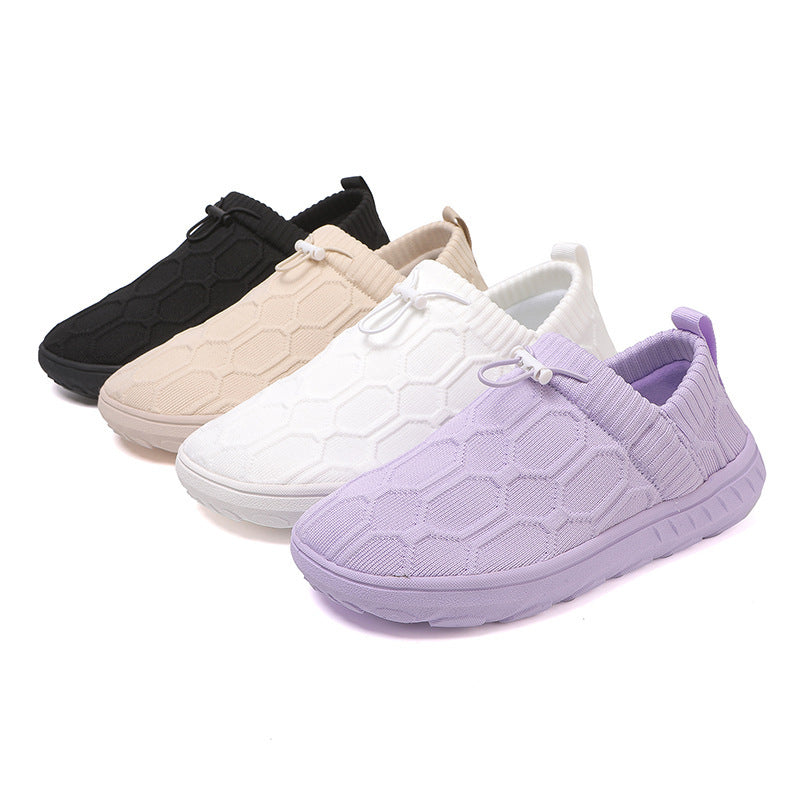 Kvinnors Slip-on Sportskor med Stickad Design 5