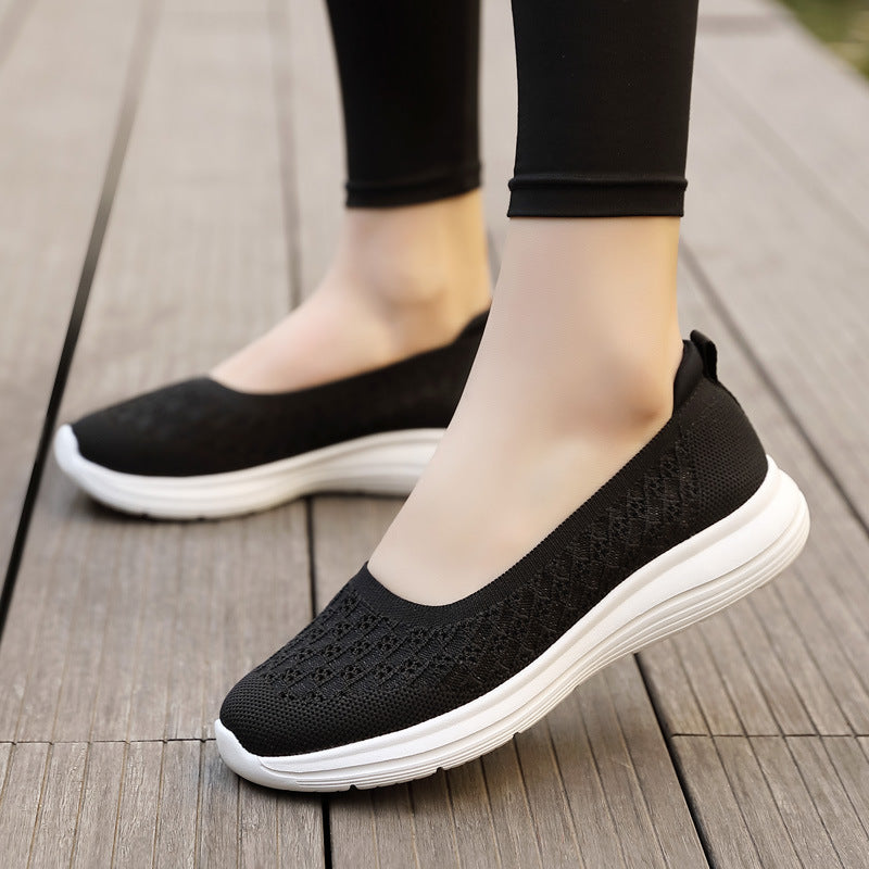 Kvinnors Slip-on Vardagsskor Med Andningsbar Design 1