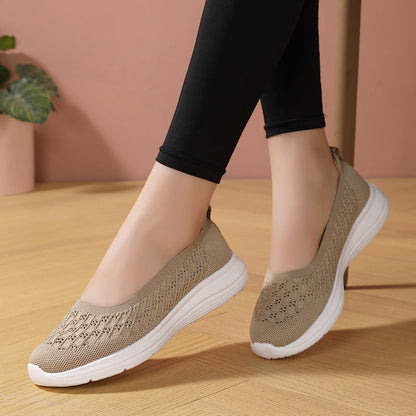 Kvinnors Slip-on Vardagsskor Med Andningsbar Design 2