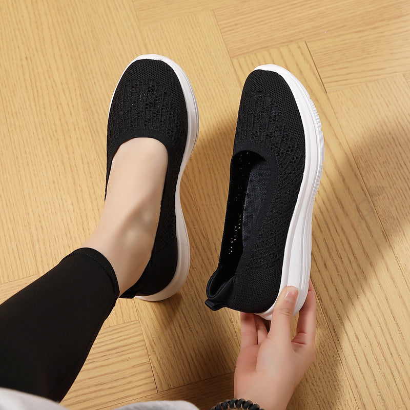 Kvinnors Slip-on Vardagsskor Med Andningsbar Design 3