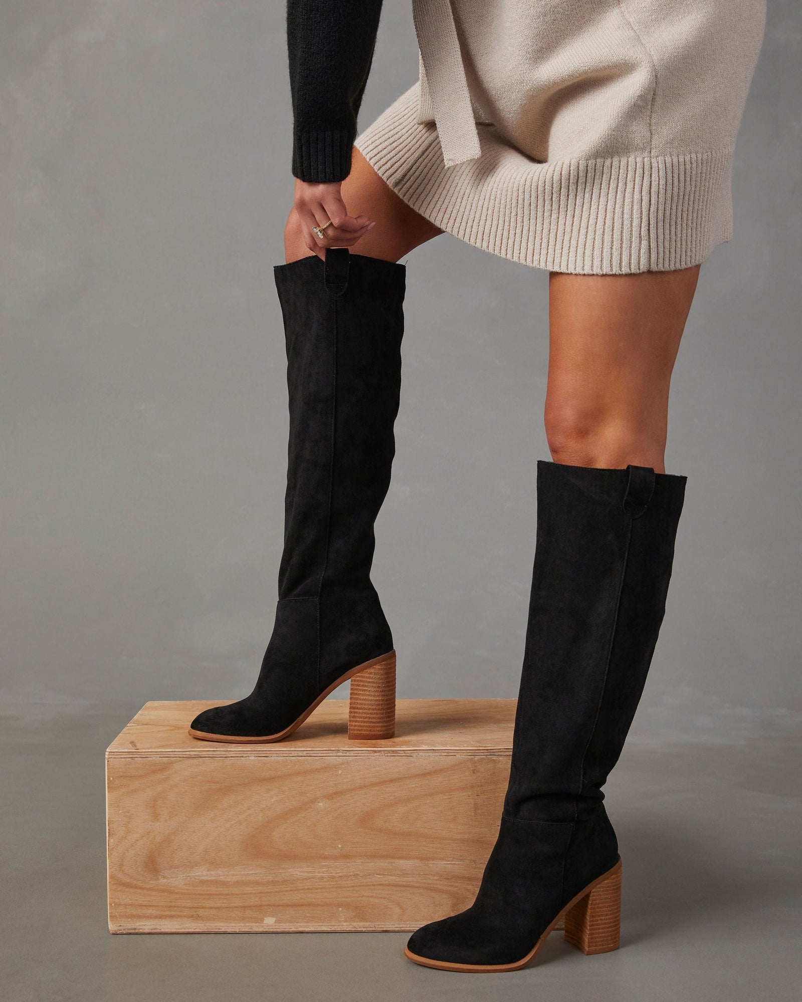 Kvinnors Slouch Stövlar med Elegant Design 7