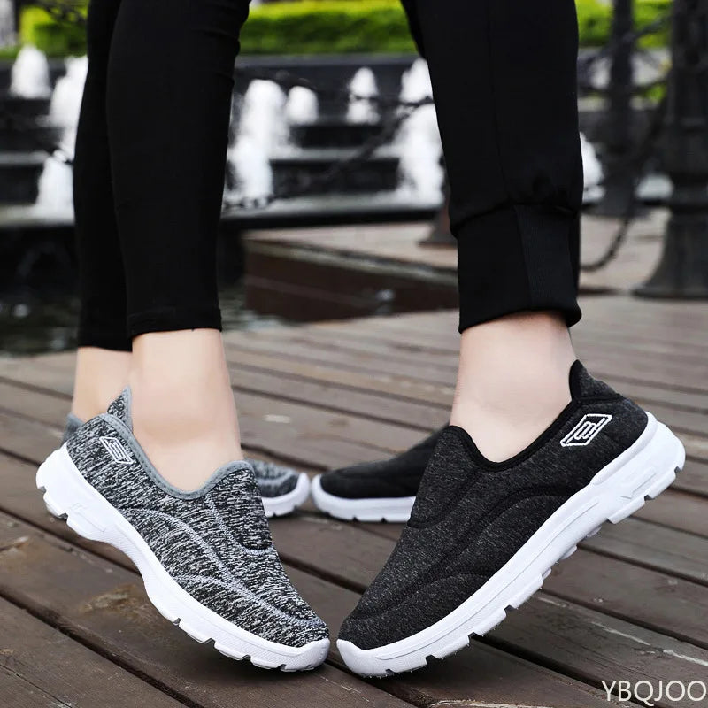 Kvinnors Sneakers Andningsbara Lätta Textil Casual 3