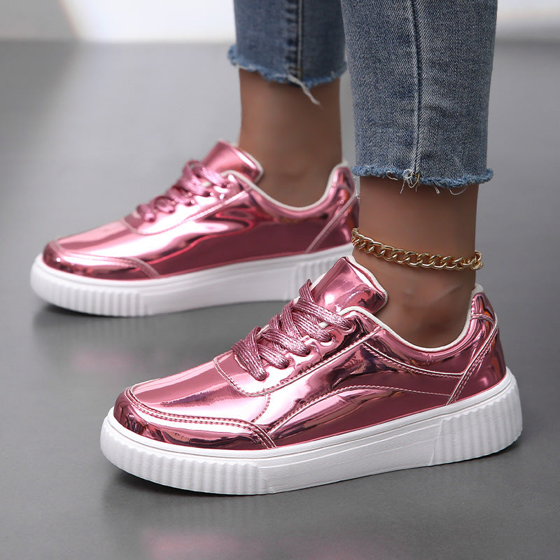 Kvinnors Sneakers Glänsande Stil 2
