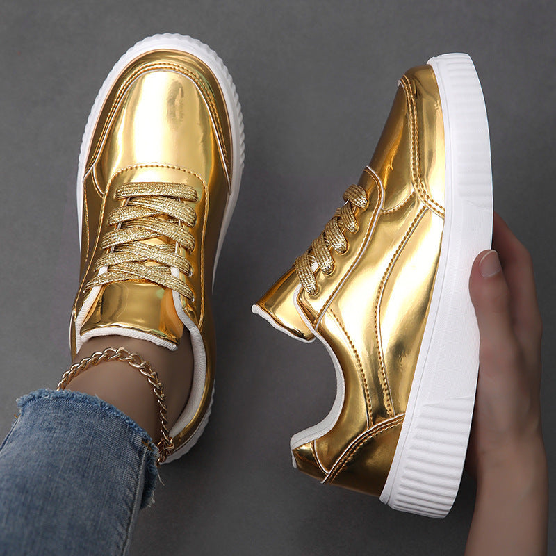 Kvinnors Sneakers Glänsande Stil 4
