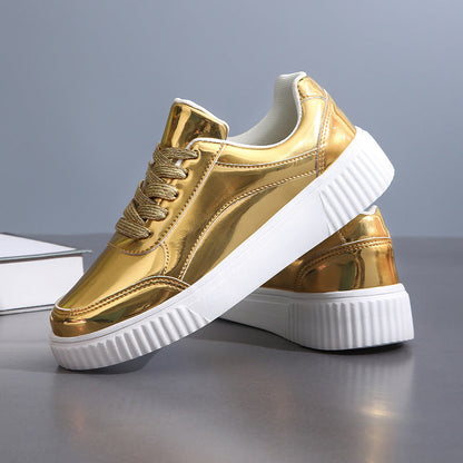 Kvinnors Sneakers Glänsande Stil 6