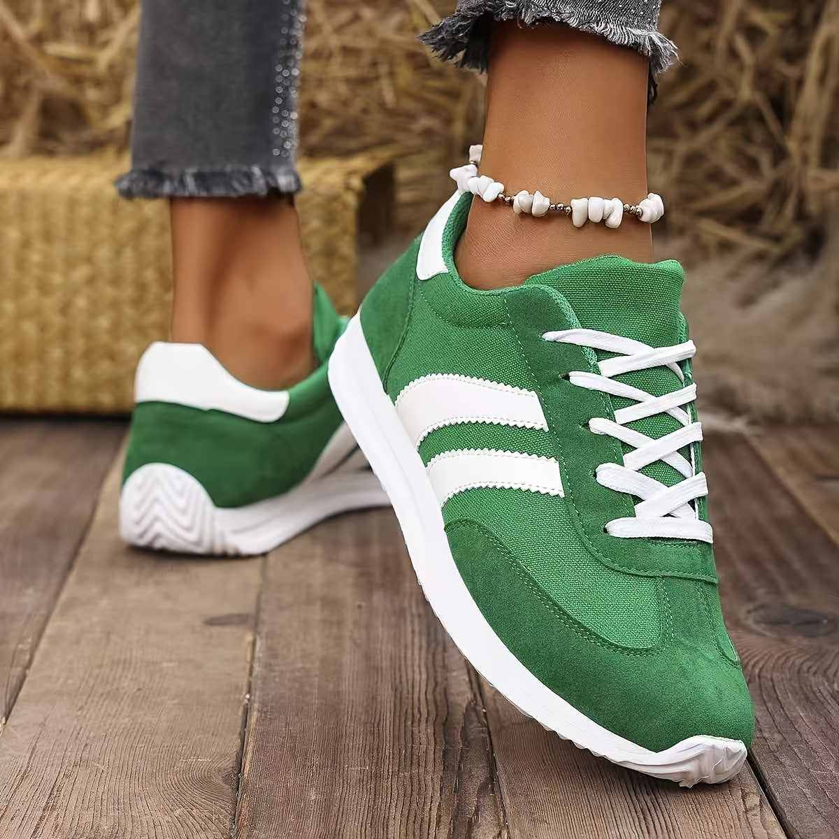 Kvinnors Sneakers Låg Axel Modern Design 3