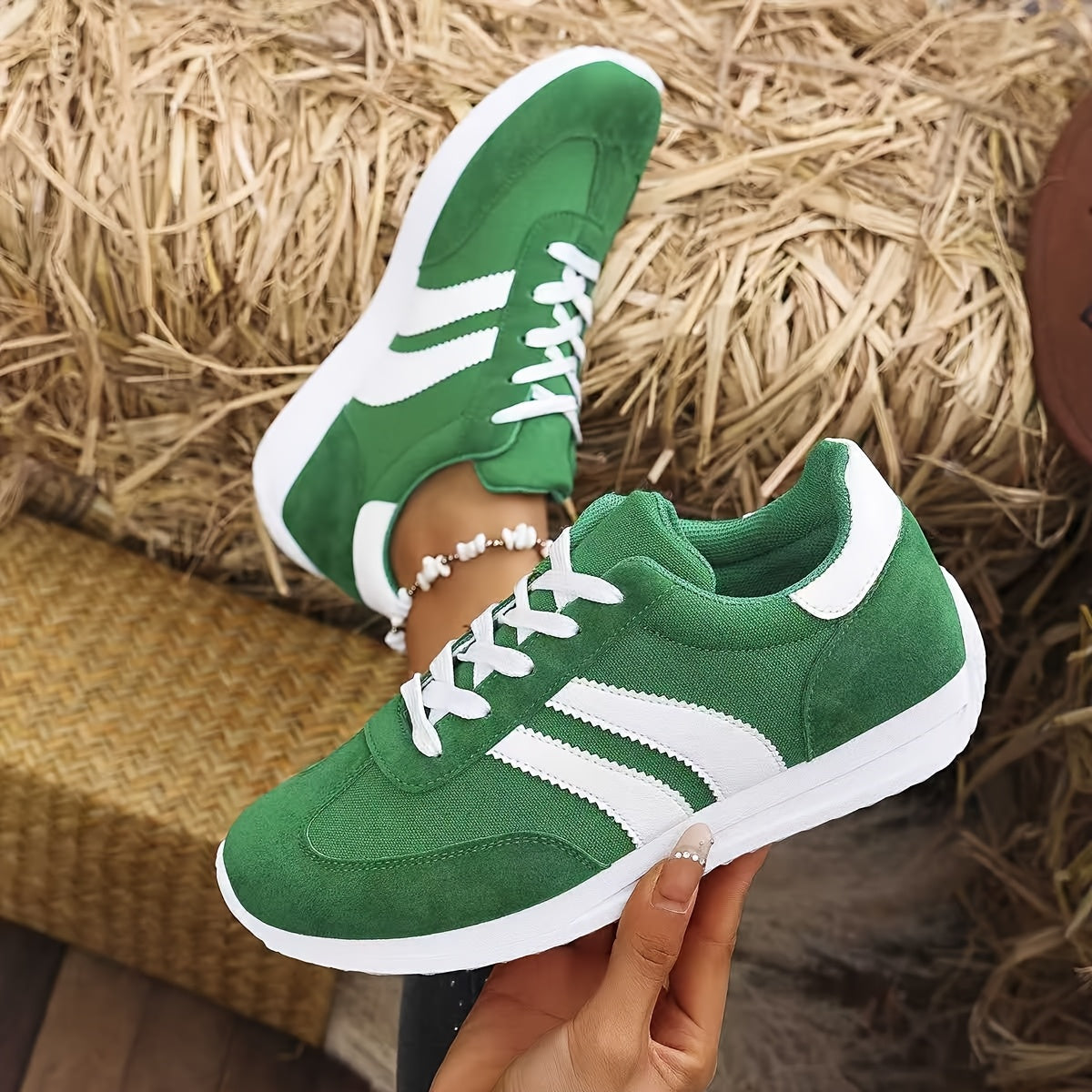 Kvinnors Sneakers Låg Axel Modern Design 5