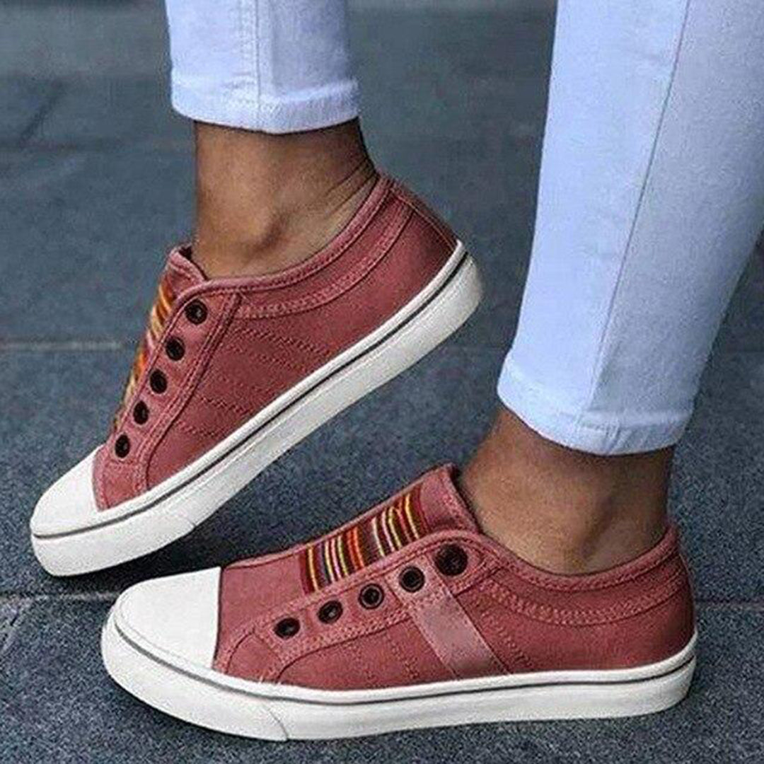 Kvinnors Sneakers Låg Topp Trendig 3