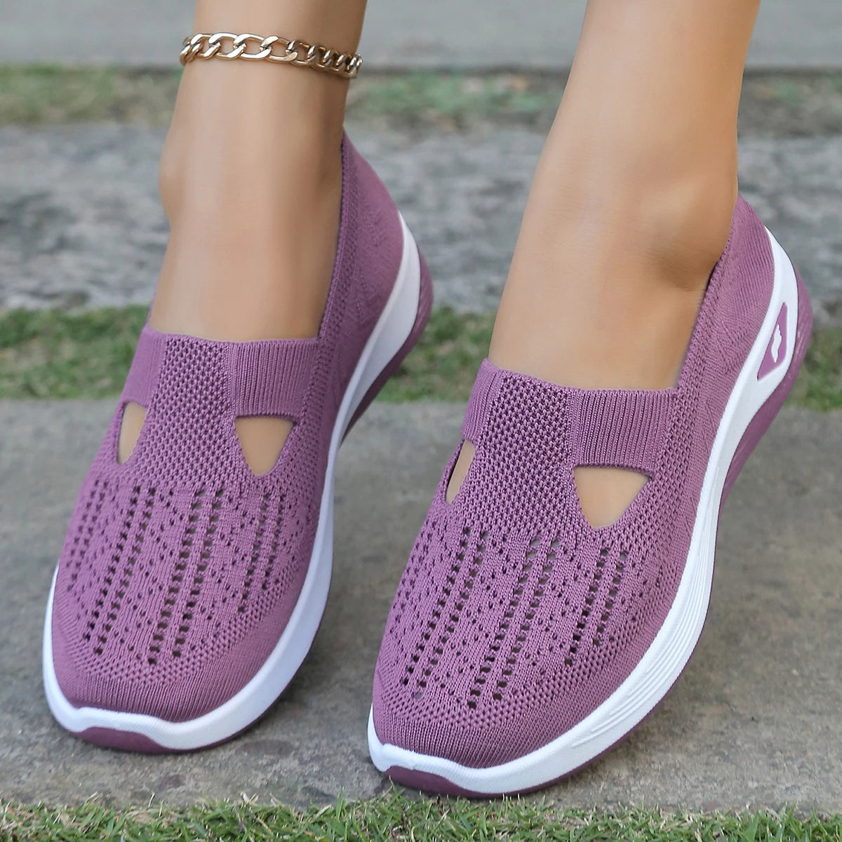 Kvinnors Sneakers Lätta Textil för Alla Säsonger 11