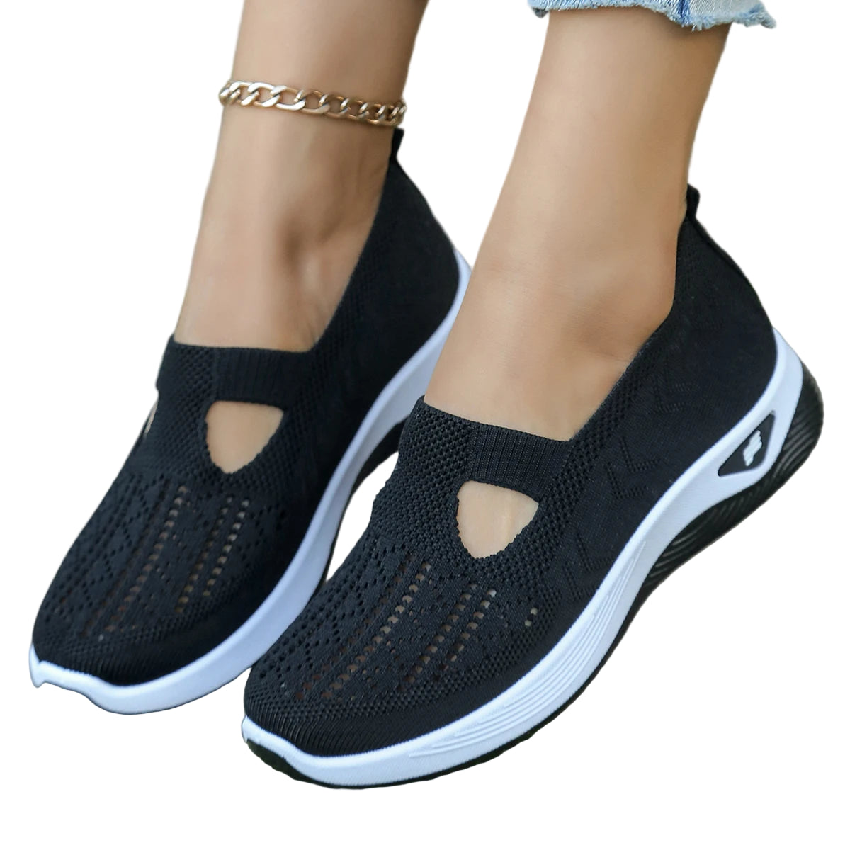 Kvinnors Sneakers Lätta Textil för Alla Säsonger 6