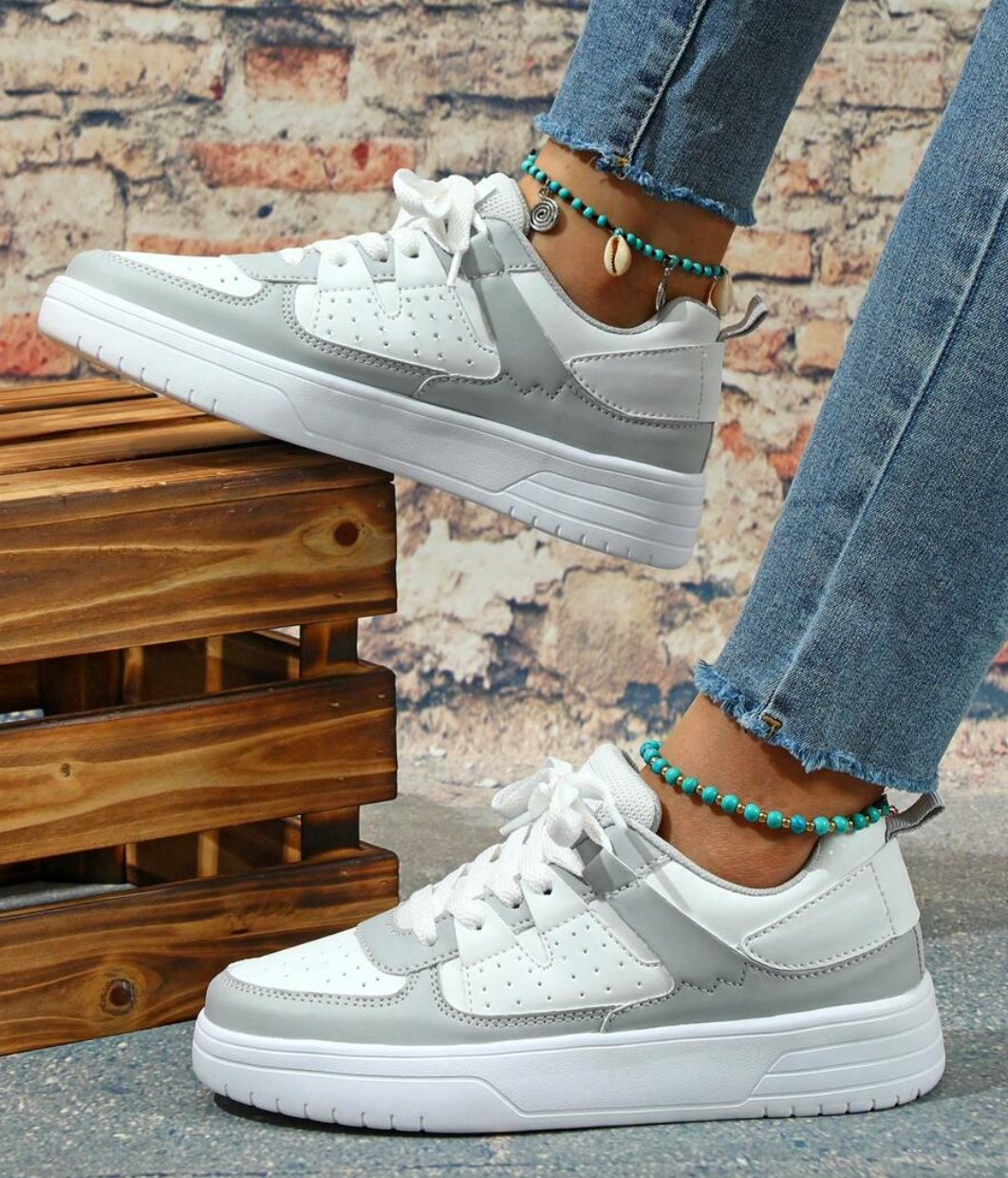 Kvinnors Sneakers Leopardmönster Trendig 2