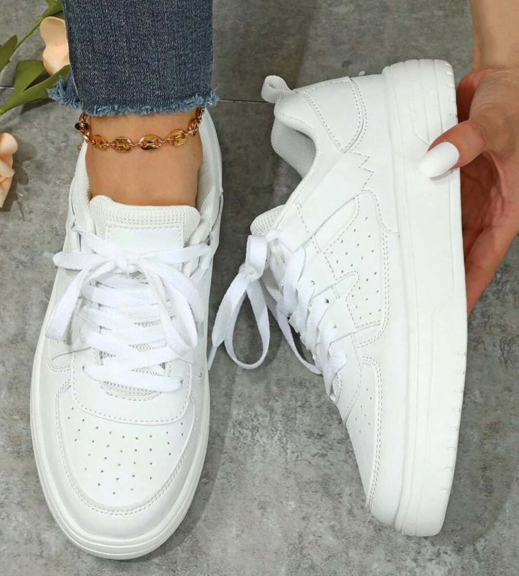 Kvinnors Sneakers Leopardmönster Trendig 4