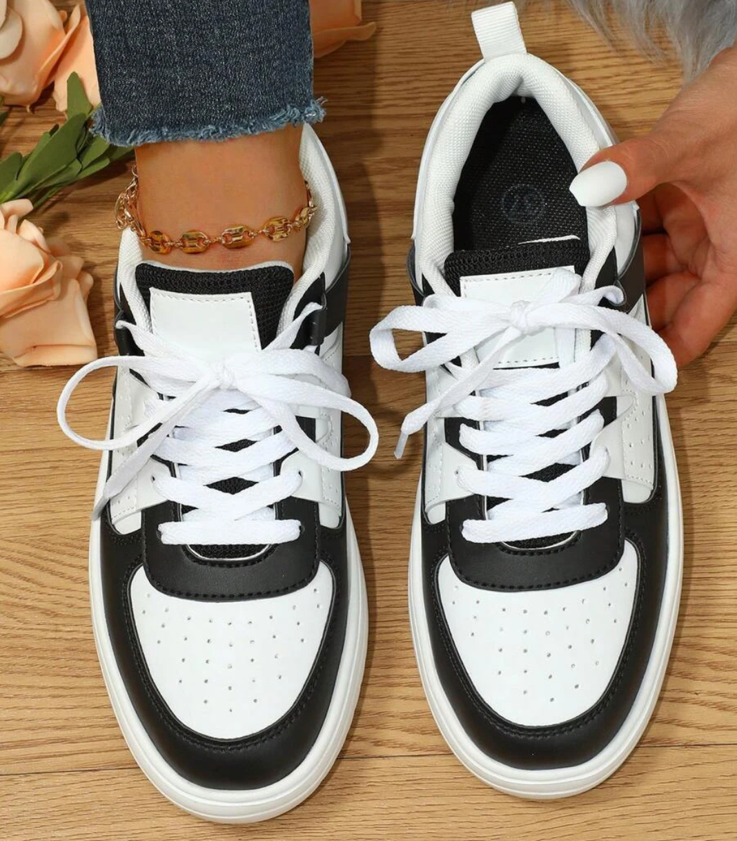 Kvinnors Sneakers Leopardmönster Trendig 6