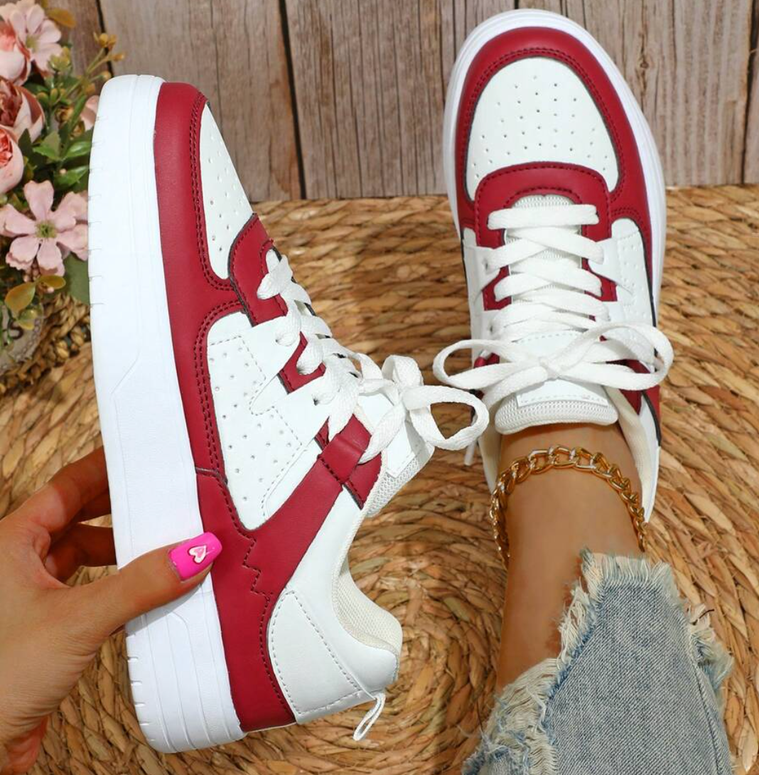 Kvinnors Sneakers Leopardmönster Trendig 7