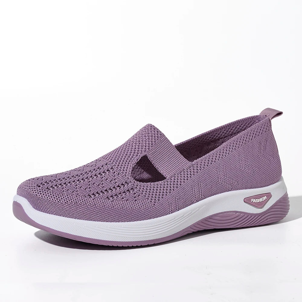 Kvinnors Sneakers Mesh Andningsbara Causal Skor 8
