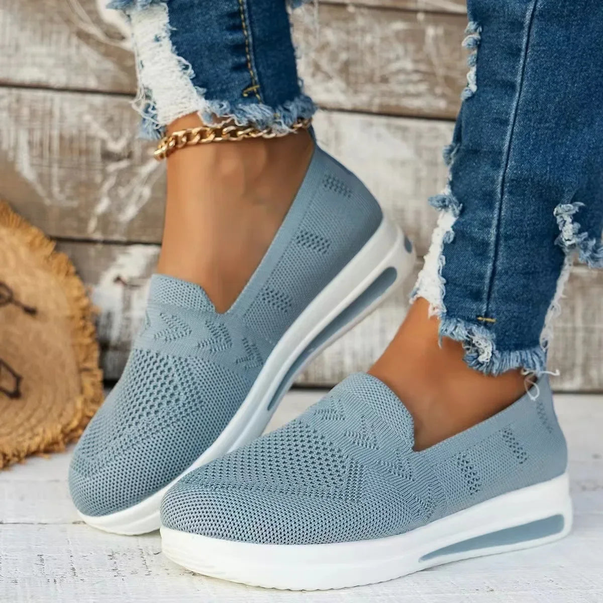 Kvinnors Sneakers Mesh Andningsbara Lätta Skor 1