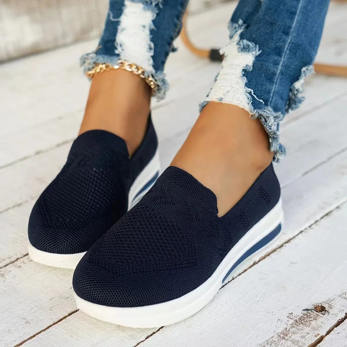 Kvinnors Sneakers Mesh Andningsbara Lätta Skor 3