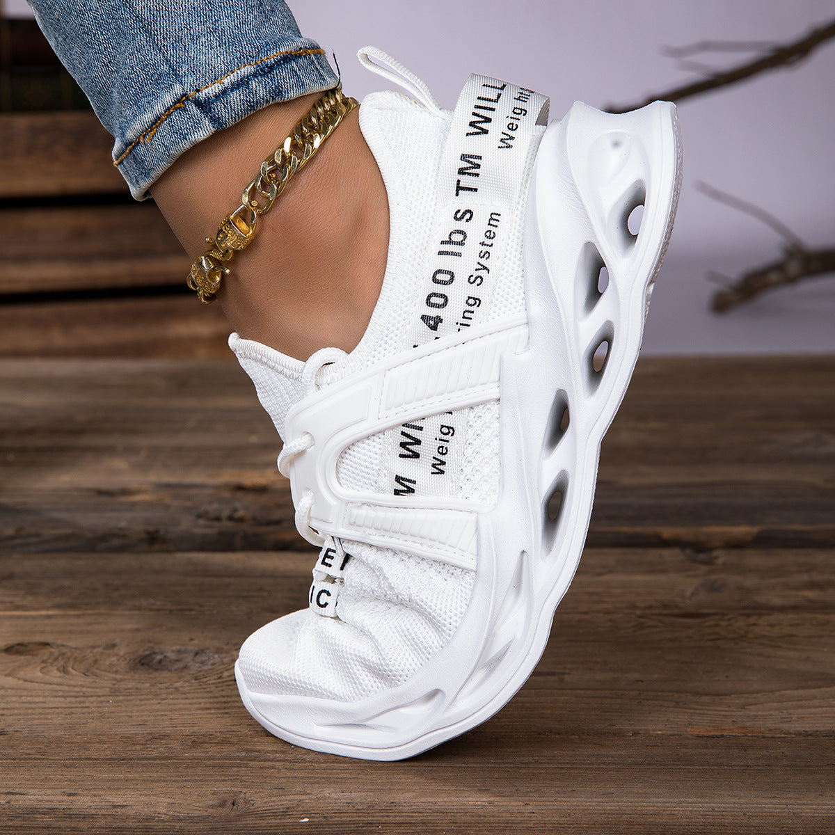 Kvinnors Sneakers Modern Design 4