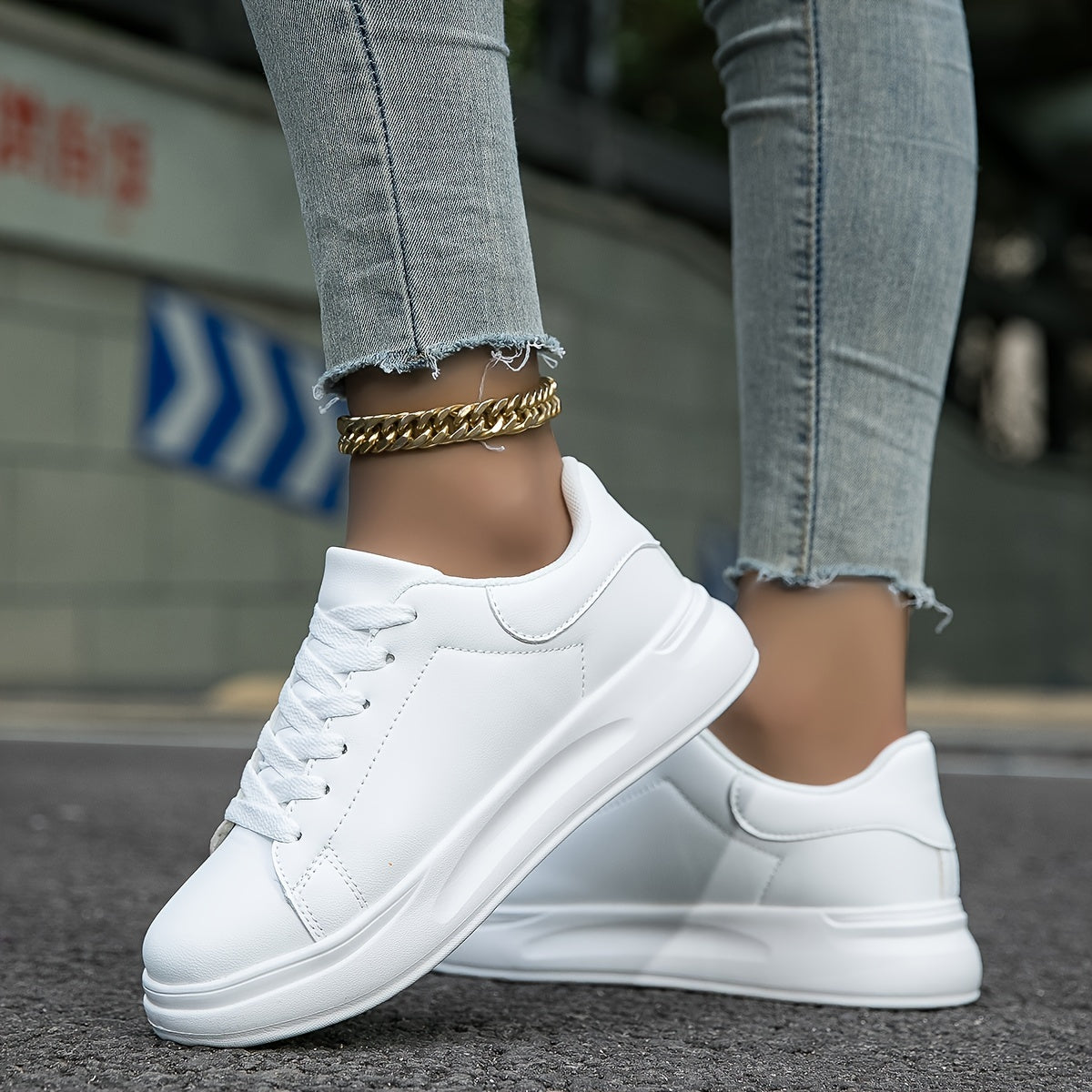 Kvinnors Sneakers Ortopedisk Stil Komfort 1
