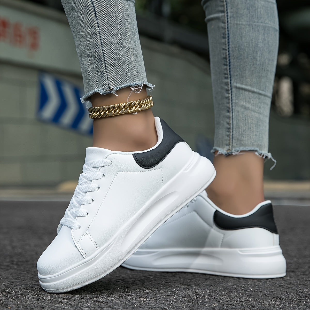 Kvinnors Sneakers Ortopedisk Stil Komfort 7