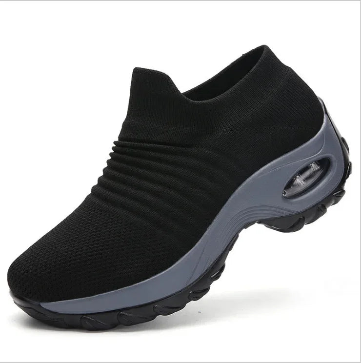 Kvinnors Sneakers Plattform Textil Syntet 12
