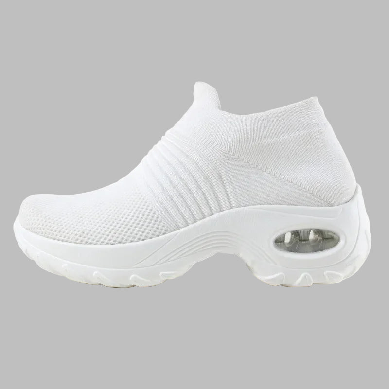 Kvinnors Sneakers Plattform Textil Syntet 1