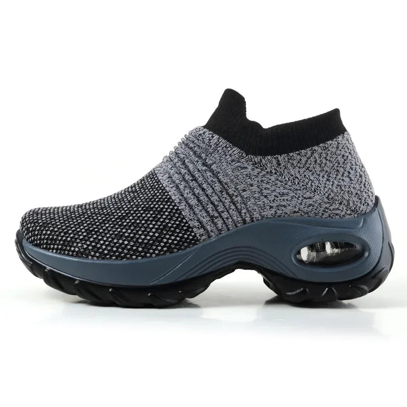 Kvinnors Sneakers Plattform Textil Syntet 5