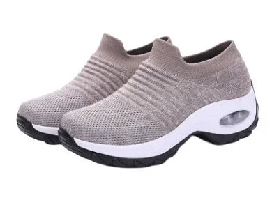 Kvinnors Sneakers Plattform Textil Syntet 9