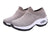 Kvinnors Sneakers Plattform Textil Syntet 9