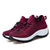 Kvinnors Sneakers Plattform Vit Svart Röd 4