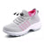 Kvinnors Sneakers Plattform Vit Svart Röd 7