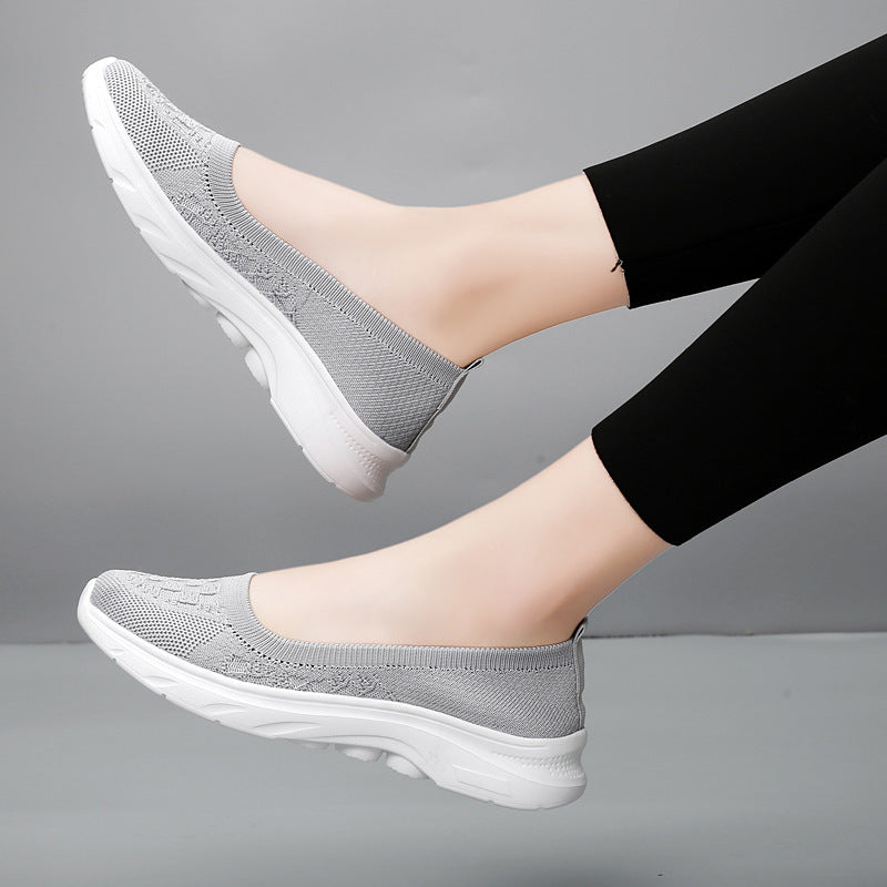 Kvinnors Sneakers Slip-On Bekväma och Flexibla 4