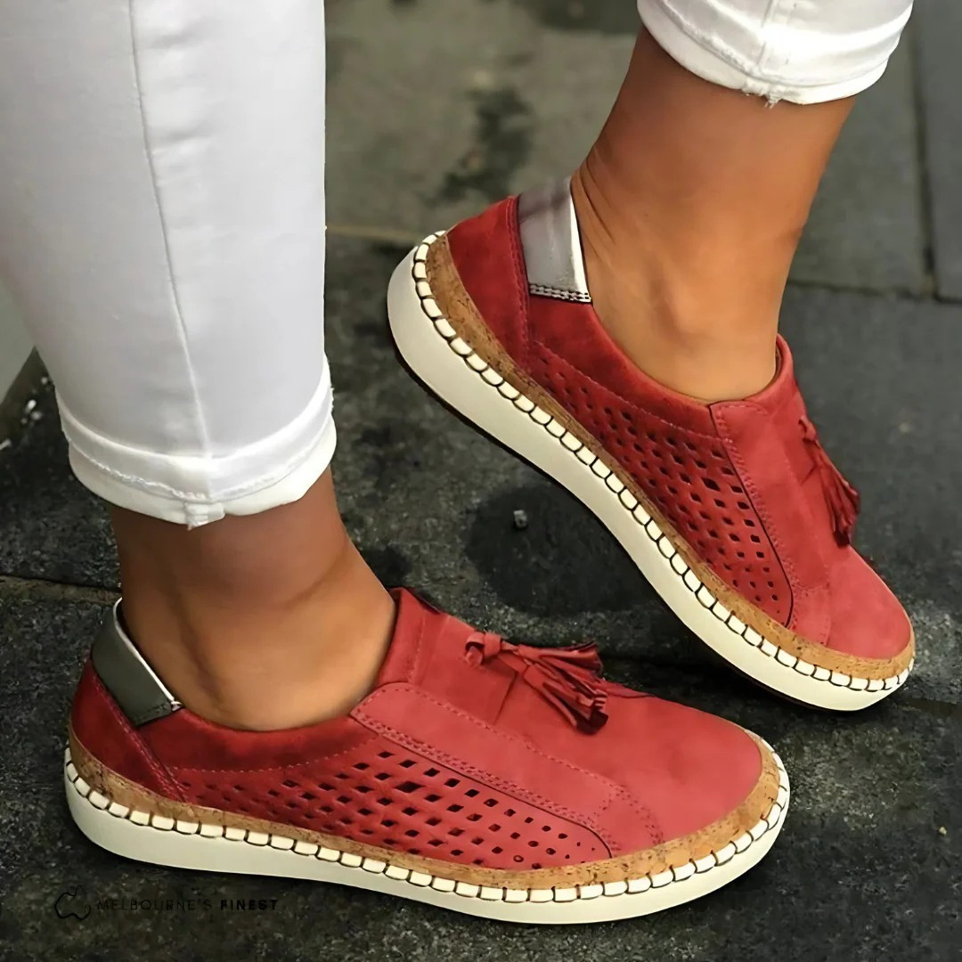 Kvinnors Sneakers Slip-On Med Avslappnad Stil 4
