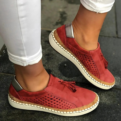 Kvinnors Sneakers Slip-On Med Avslappnad Stil 4