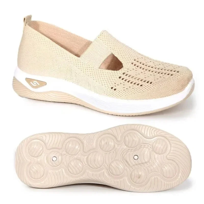 Kvinnors Sneakers Slip-On Med Stöd Andningsbart Material 11