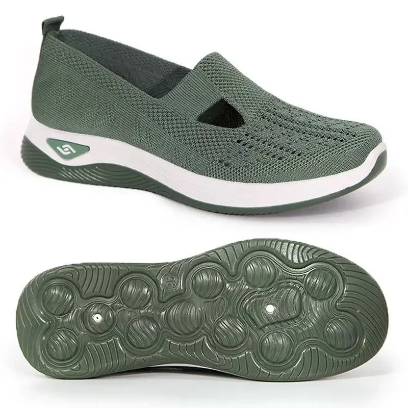 Kvinnors Sneakers Slip-On Med Stöd Andningsbart Material 13
