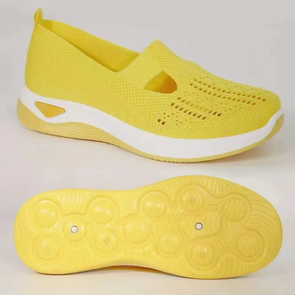 Kvinnors Sneakers Slip-On Med Stöd Andningsbart Material 3
