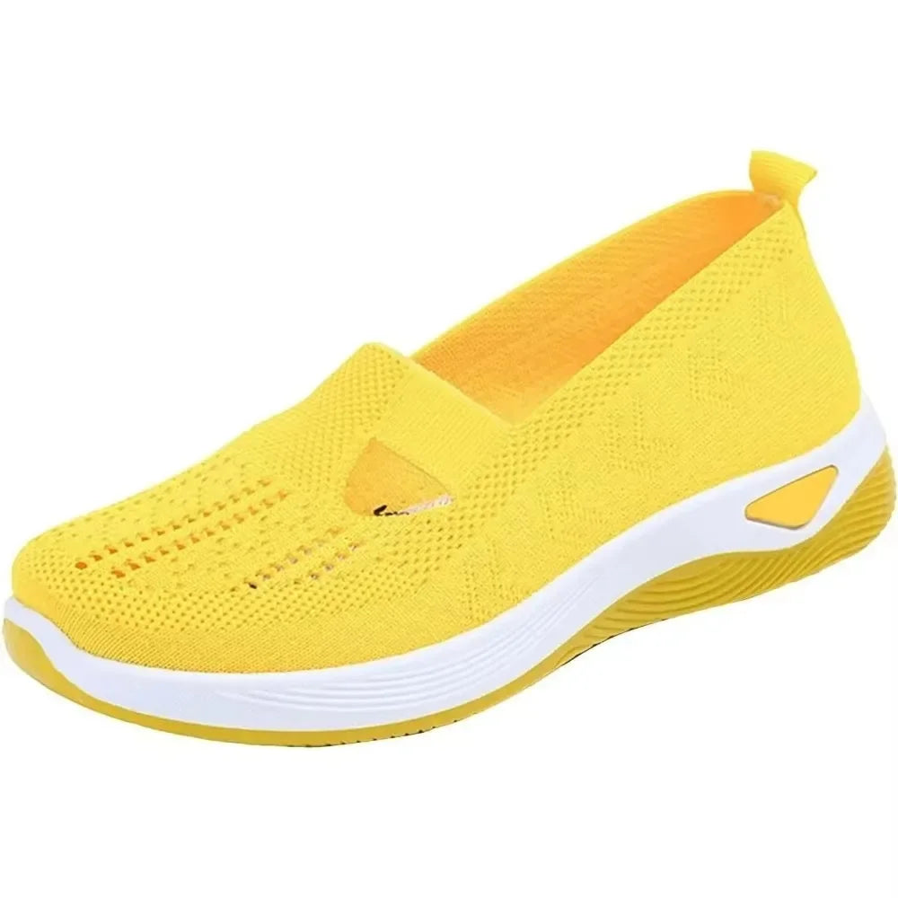 Kvinnors Sneakers Slip-On Med Stöd Andningsbart Material 5