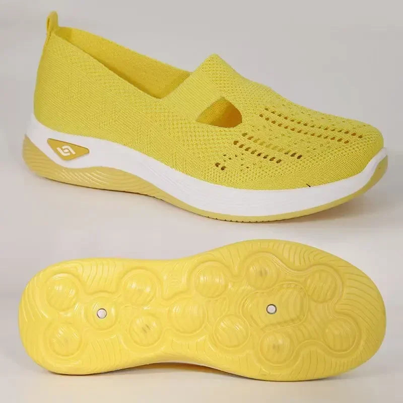 Kvinnors Sneakers Slip-On Med Stöd Andningsbart Material 7